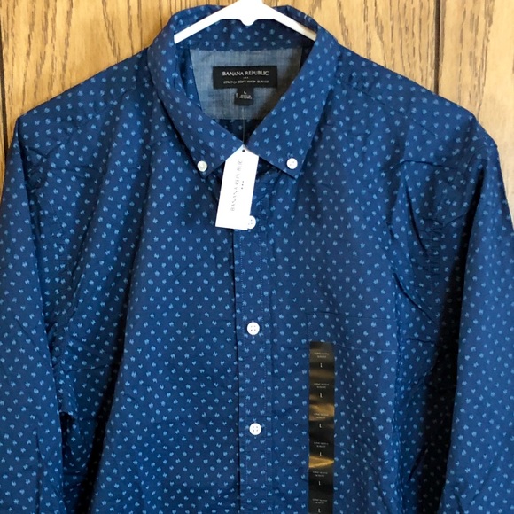 banana republic soft wash slim fit